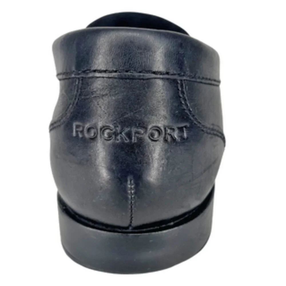 Rockport Men's Black Classic Leather Penny Loafer Cushioned Footbed Sz 10.5M - Picture 5 of 9